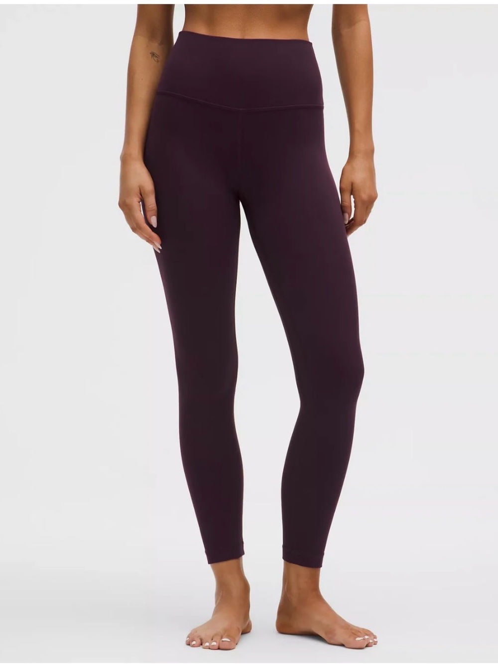 lululemon athletica High-Rise 28” Leggings in black Plum